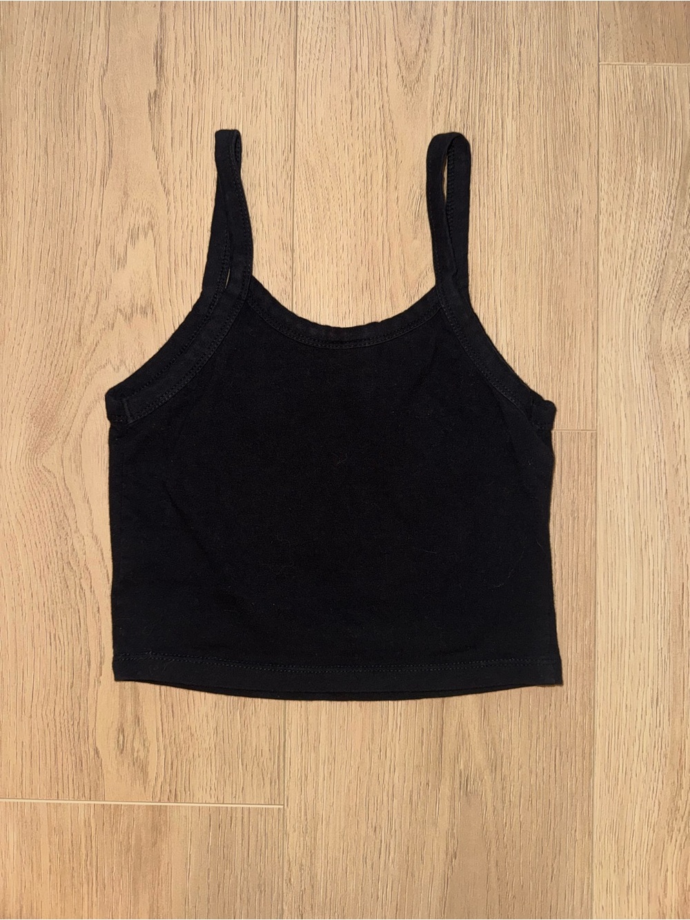 Black Rose Rhinestone Embellished Cropped Tank Top - Picture 2 of 3